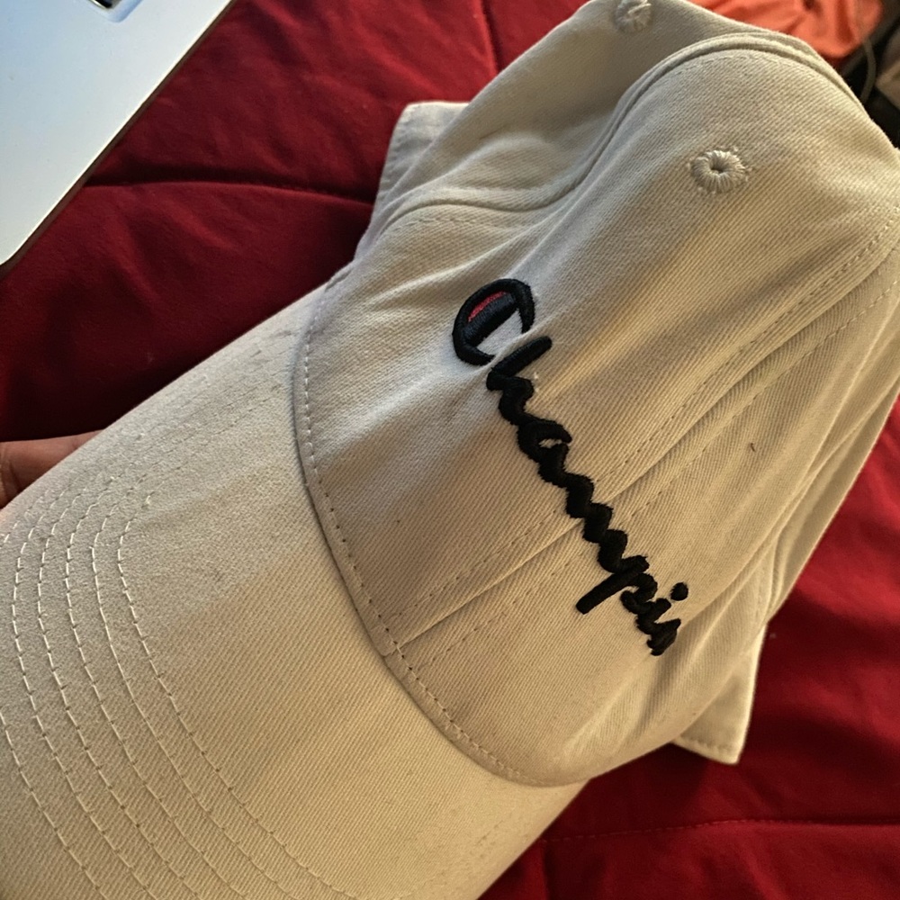 White Champion Hat